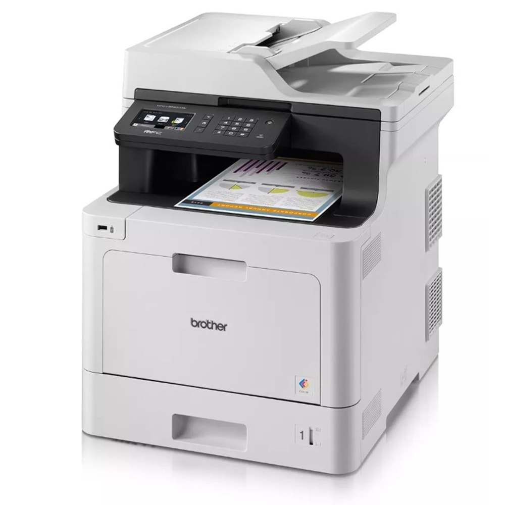 Brother MFC-L8690CDW Wi-Fi + Tarayici + Fotokopi + Faks Renkli Çok Fonksiyonlu Lazer Yazici