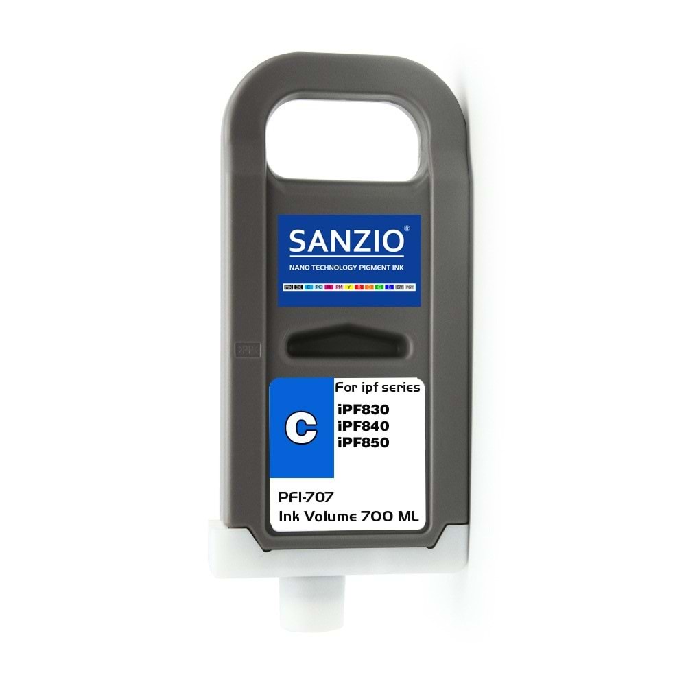 CANON PFI-707C KARTUŞ 700ML MAVİ KARTUŞ iPF830 / iPF840/ iPF850
