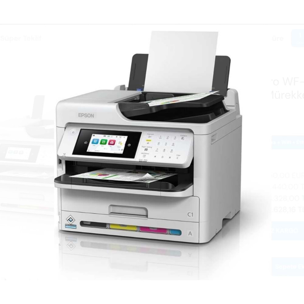 EPSON WF-C5890DWF MÜREKKEPLİ YAZICI A4 RENKLİ