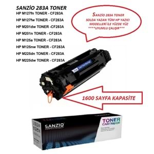 Hp CF283A Toner / Canon crg-737 Muadil Toner