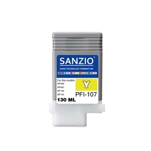 CANON PFI-107Y KARTUŞ 130ML YELLOW - SARI plotter kartuşu