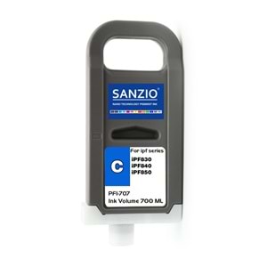 CANON PFI-707C KARTUŞ 700ML MAVİ KARTUŞ iPF830 / iPF840/ iPF850
