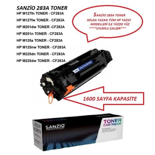 Hp CF283A Toner / Canon crg-737 Muadil Toner