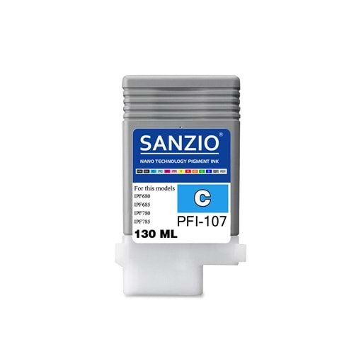 CANON PFI-107C KARTUŞ 130ML CYAN - MAVİ plotter kartuşu