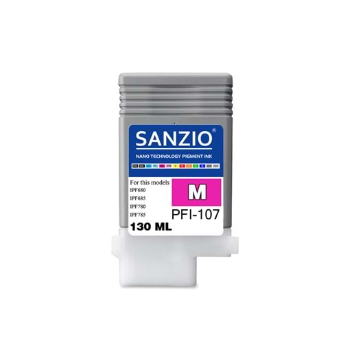 CANON PFI-107M KARTUŞ 130ML MAGENTA - KIRMIZI plotter kartuşu