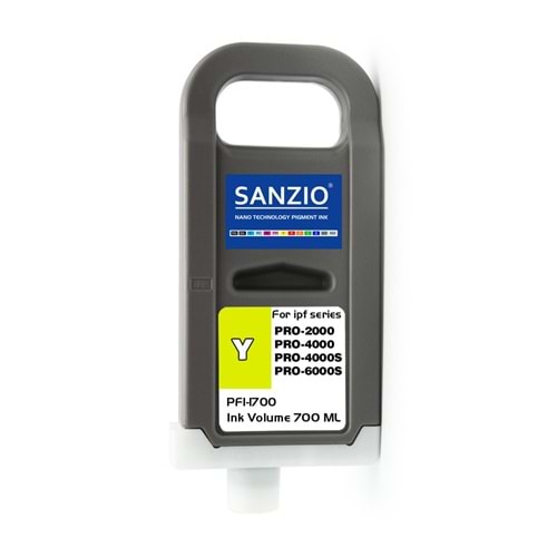 CANON PFI-1700Y KARTUŞ 700ML YELLOW - SARI plotter kartuşu