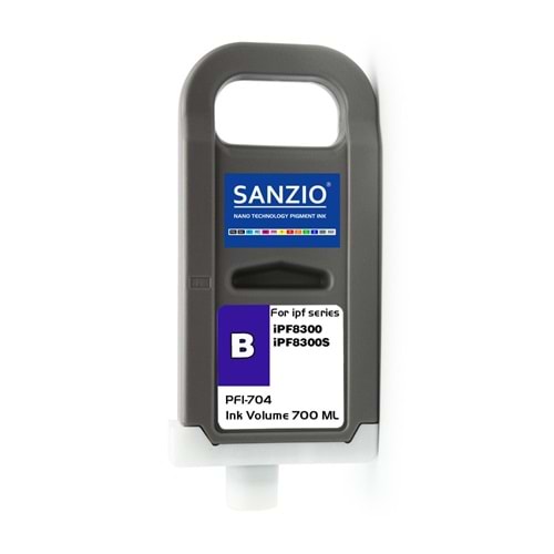 CANON PFI-704B KARTUŞ 700ML BLUE plotter kartuşu