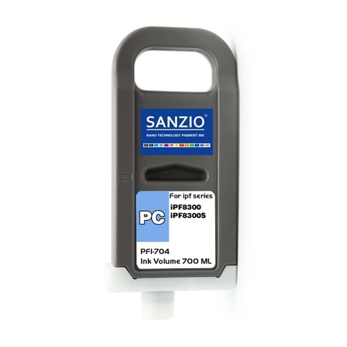 CANON PFI-704PC KARTUŞ 700ML PHOTO CYAN - FOTO MAVİ plotter kartuşu
