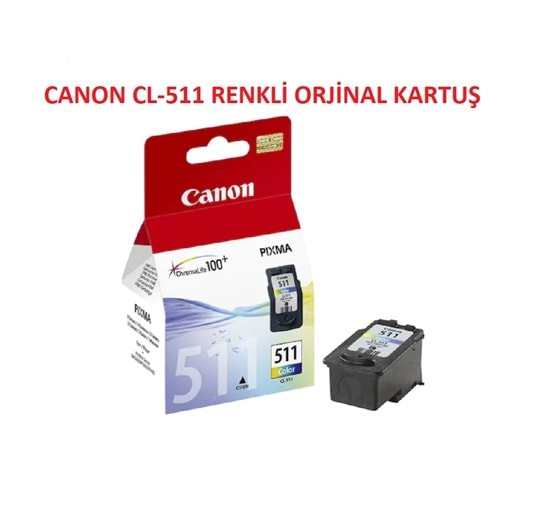 Canon CL-511 kartus orjinal CMY RENKLI KARTUS