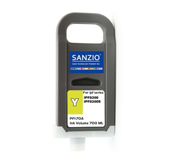 CANON PFI-704Y KARTUŞ 700ML YELLOW - SARI plotter kartuşu