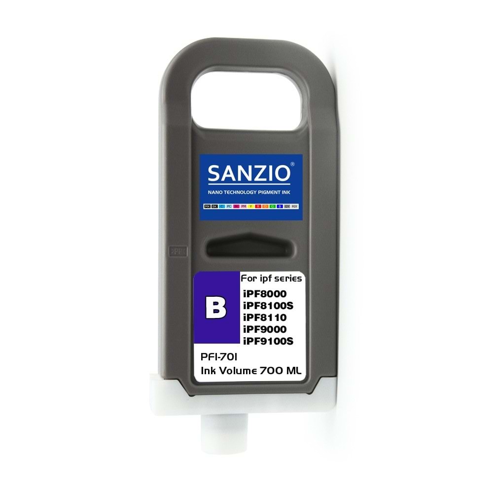 CANON PFI-701B KARTUŞ 700ML BLUE plotter kartuşu