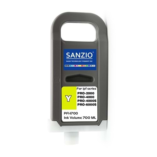 CANON PFI-1700Y KARTUŞ 700ML YELLOW - SARI plotter kartuşu