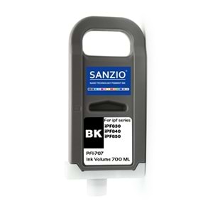 CANON PFI-707BK KARTUŞ 700ML FOTO SİYAH KARTUŞ iPF830 / iPF840/ iPF850