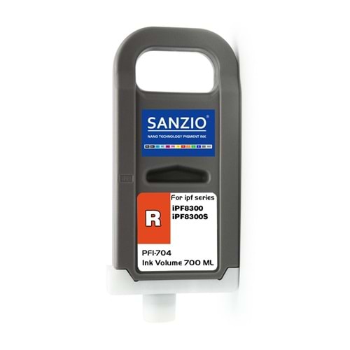 CANON PFI-704R KARTUŞ 700ML RED - KIRMIZI plotter kartuşu
